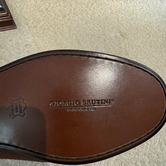 Men's Giorgio Brutini Handcrafted Loafers Size 10.5 - Picture 13 of 16